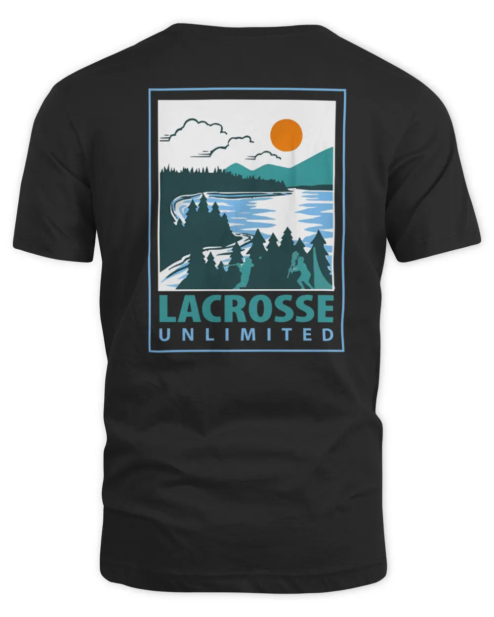 Lacrosse Unlimited Arctic Lake Lacrosse Official Hoodie Sweatshirt