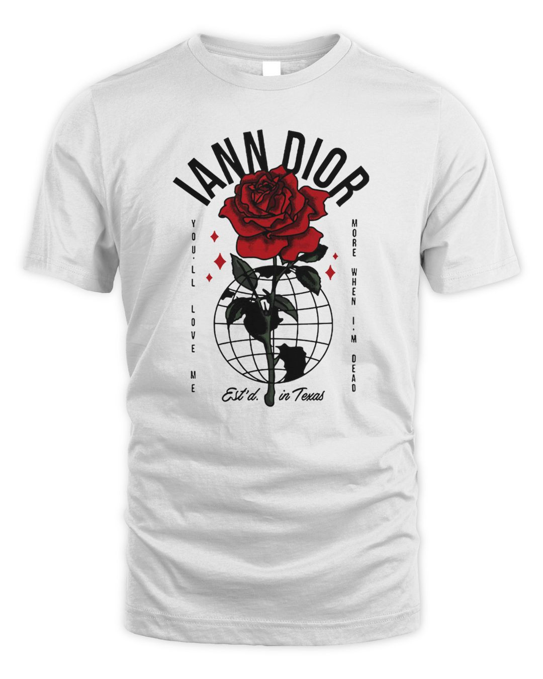 Iann Dior Merch Rose Globe Shirt