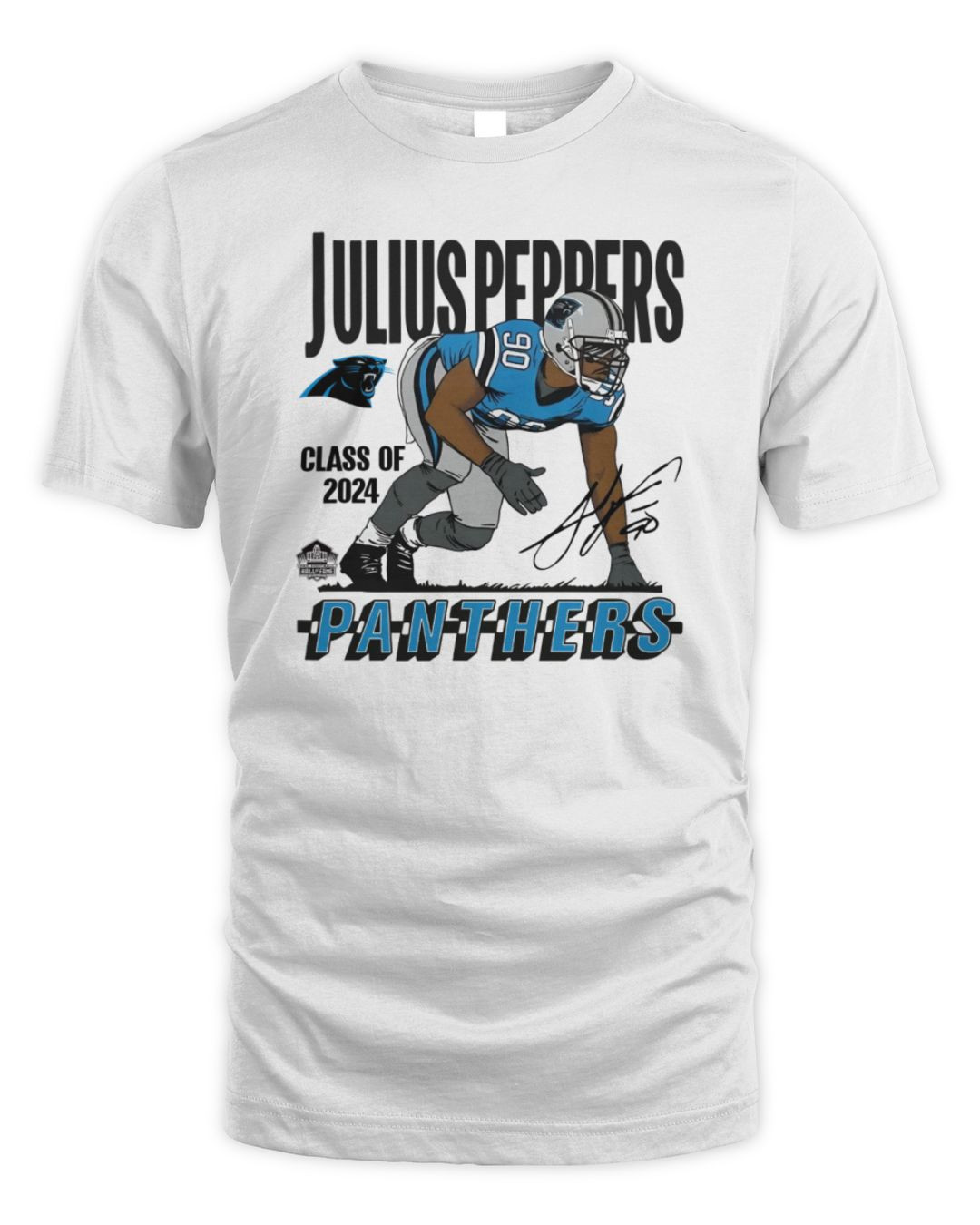 Julius Peppers Merch Hall Of Fame's Class Of 2024 Hoodie Sweatshirt