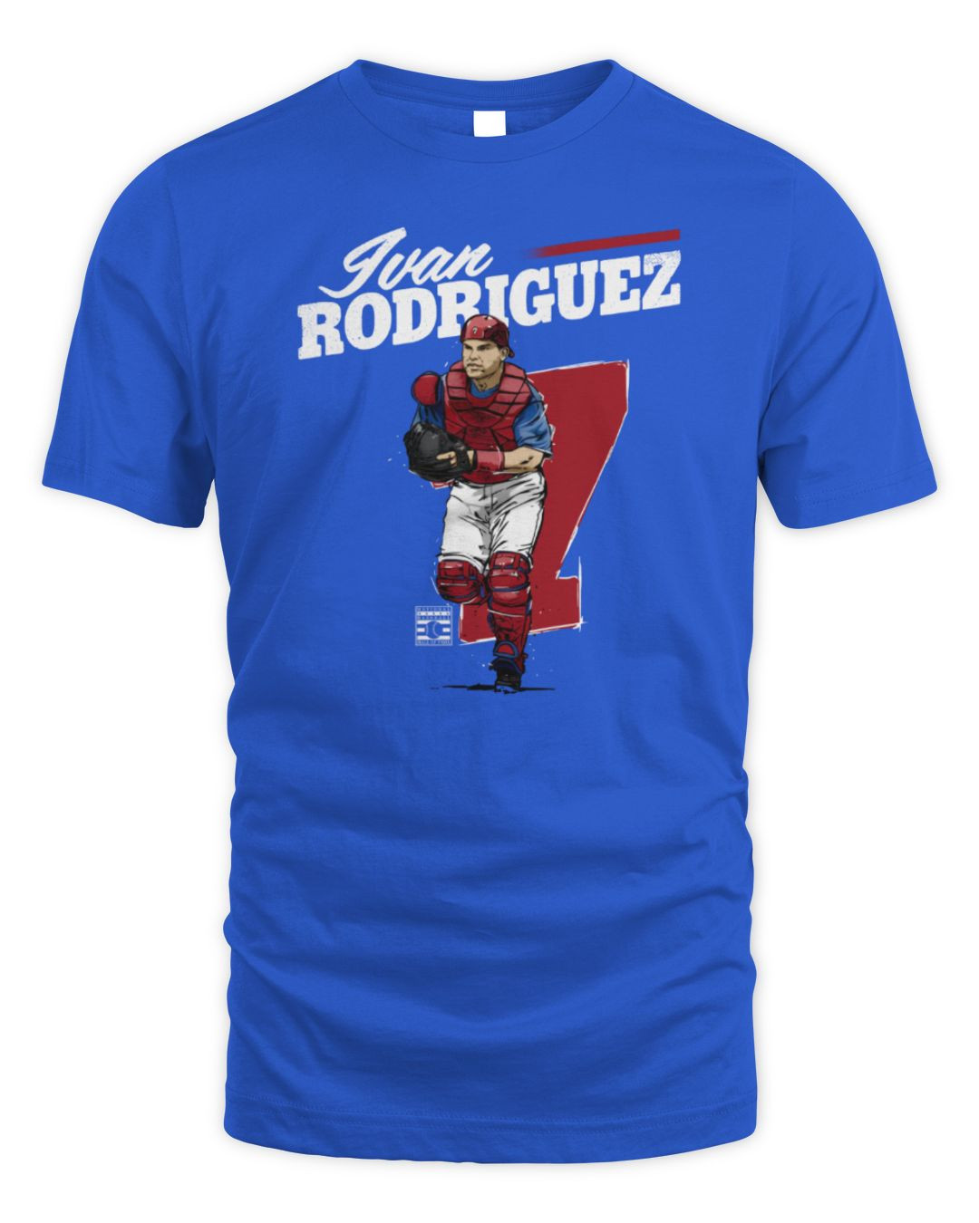 Ivan Rodriguez Retro Wht T Shirt