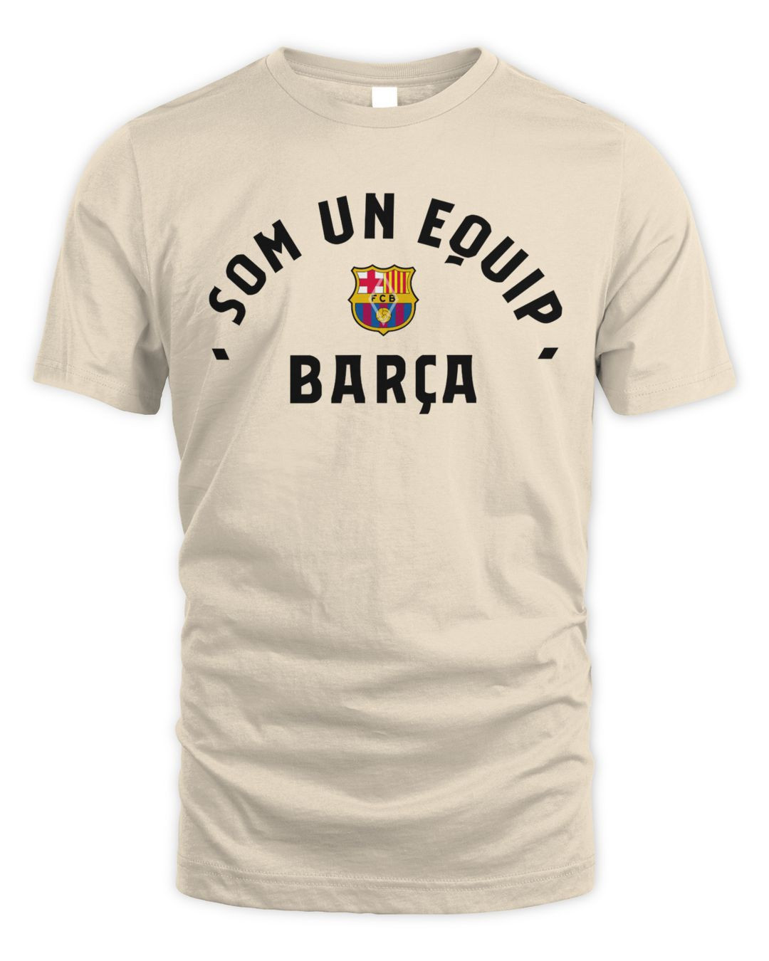 Men's Tan Barcelona Verbiage 2023 T-shirt
