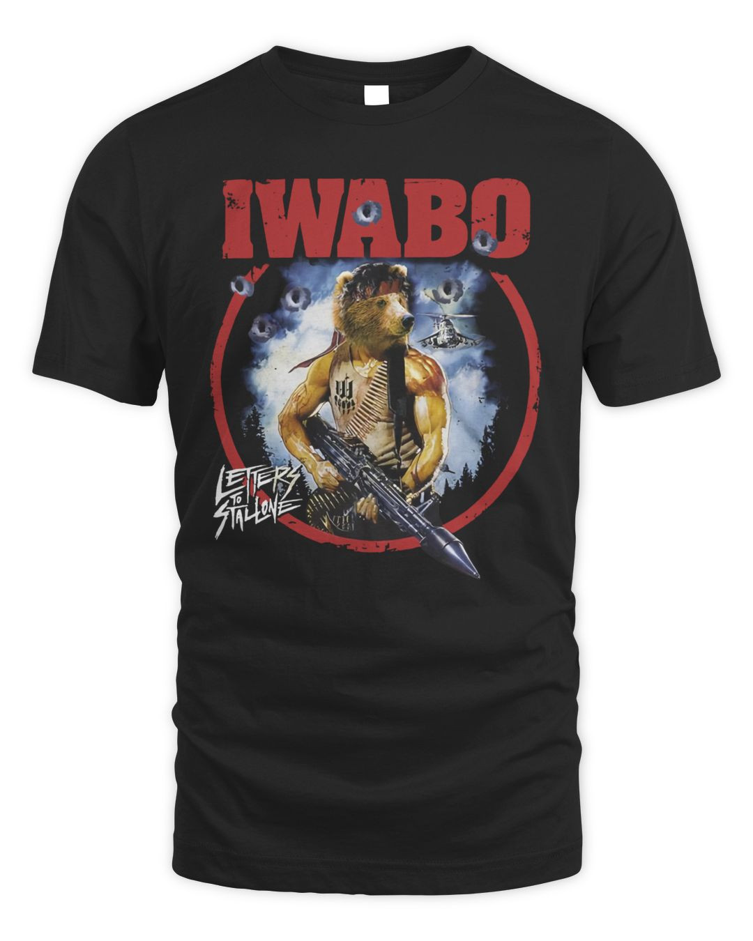 Iwrestledabearonce Merch Letters To Stallone Shirt