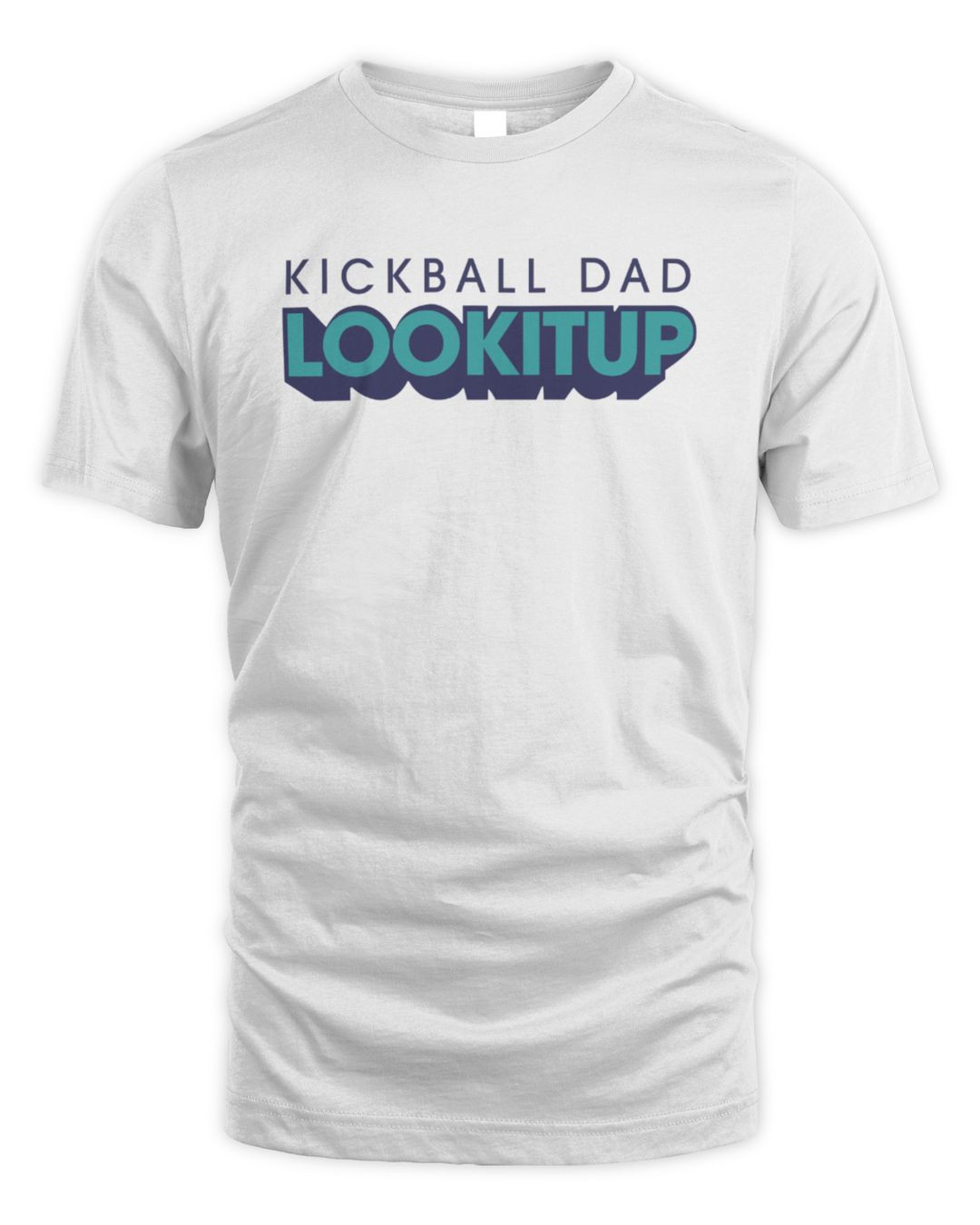 Kickball Dad Lookitup Homage Shirt