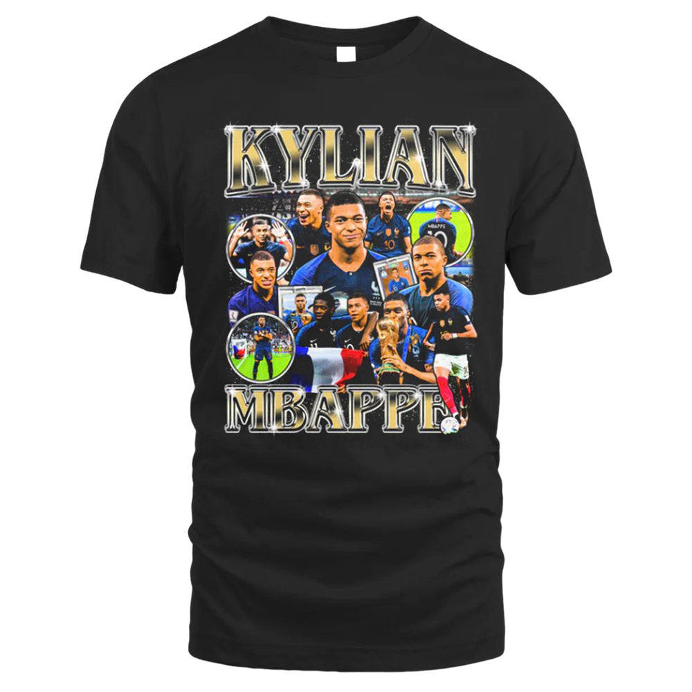 Kylian Mbappe Tee, Vintage T-shirt Style