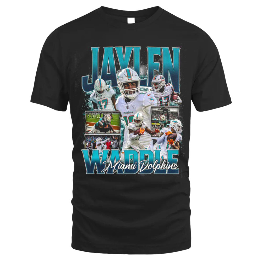 Jaylen Waddle Tee, Vintage T-shirt Style