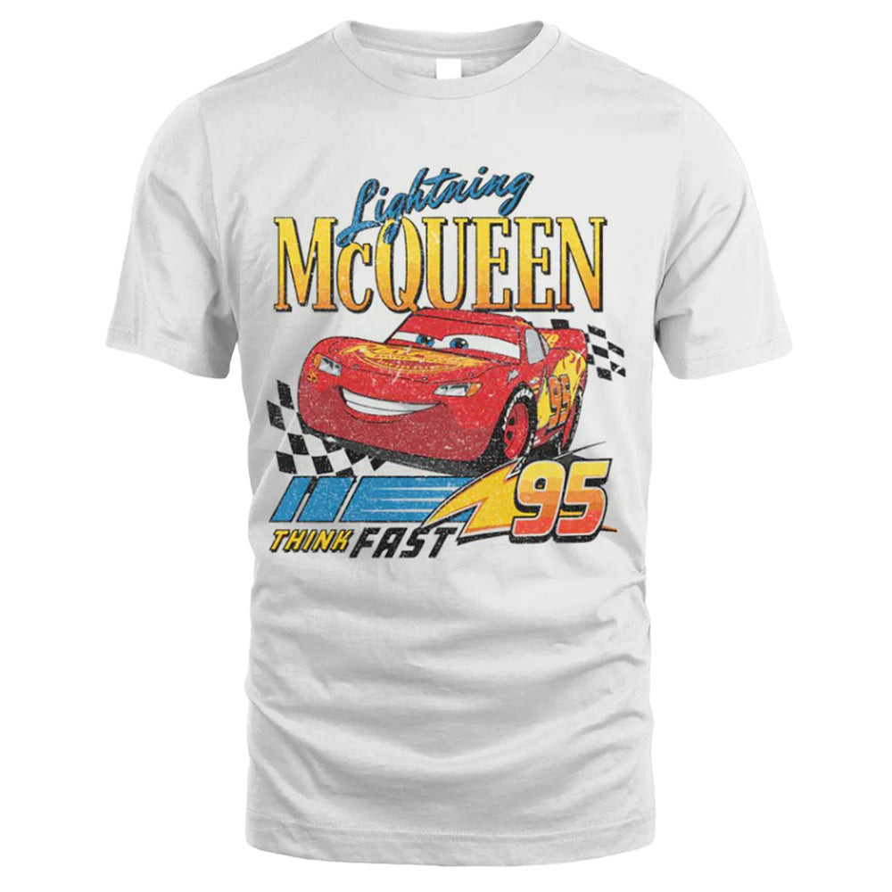 Lightning Mcqueen Vintage Tee 1, Vintage T-shirt Style