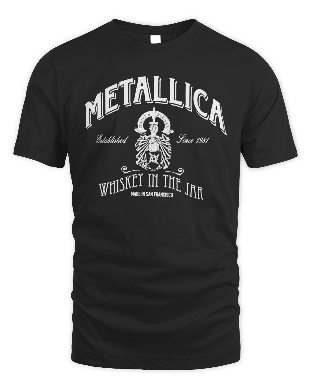 Metallica Merch Whiskey In The Jar Black Longsleeve