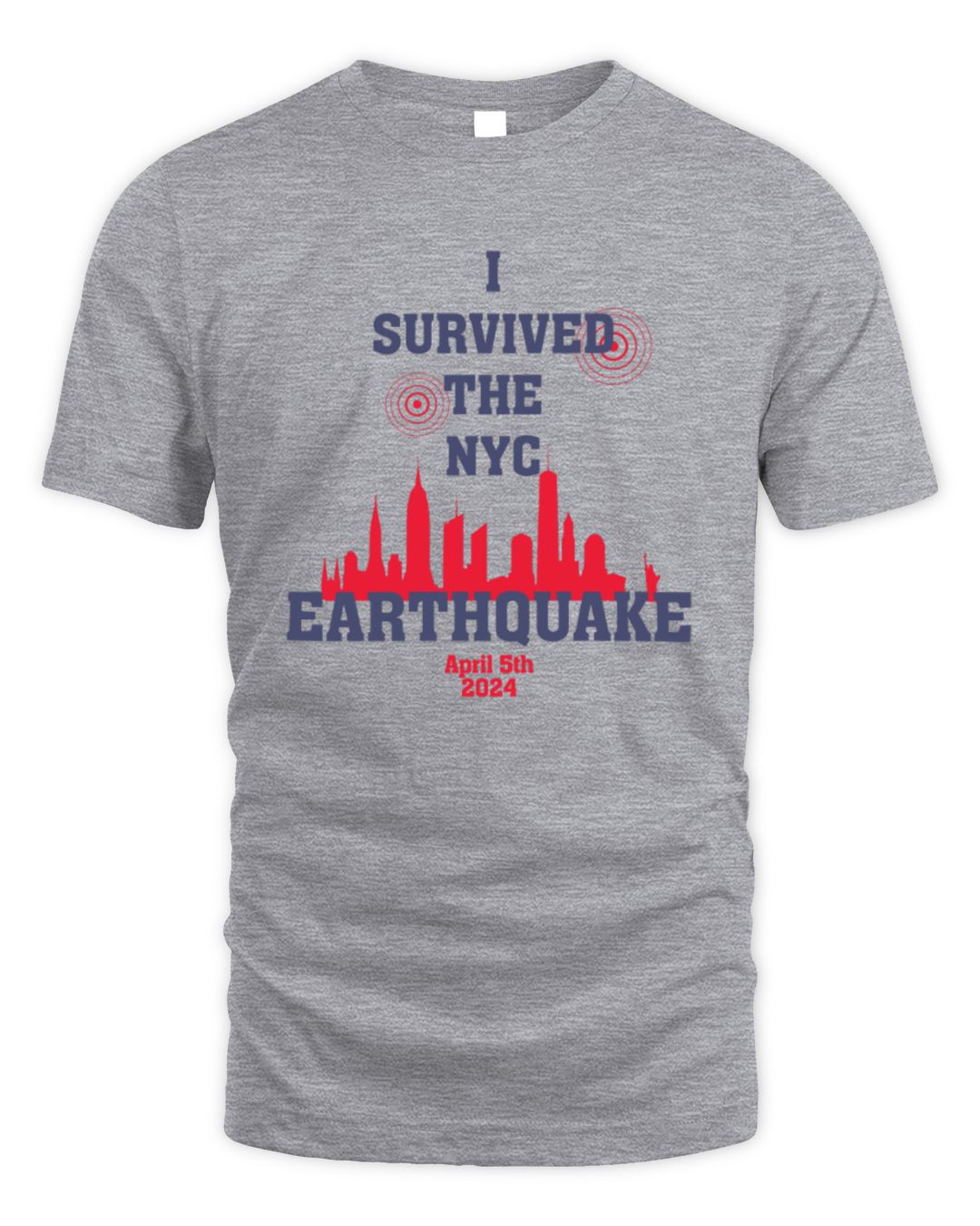 I Survived The Nyc Earthquake Tee Shirt