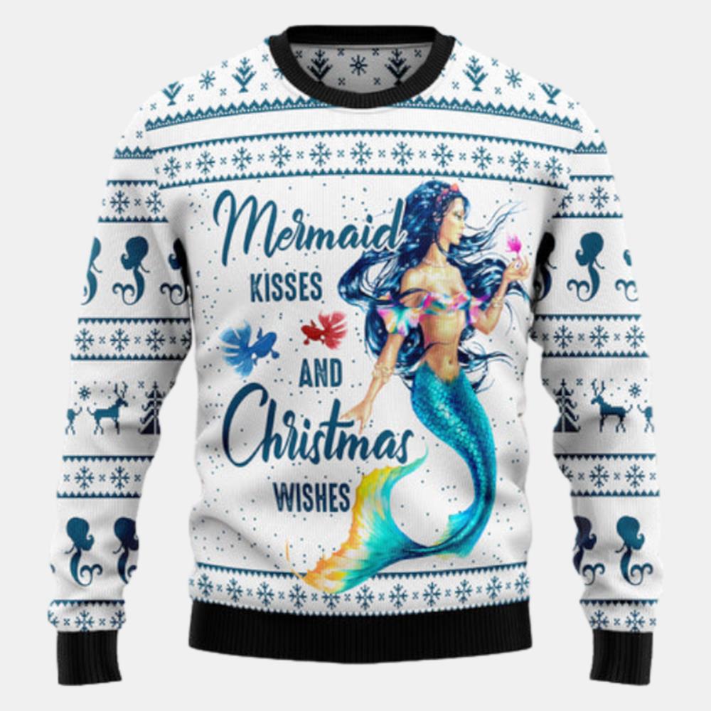 Mermaid Wishes Ugly Sweater