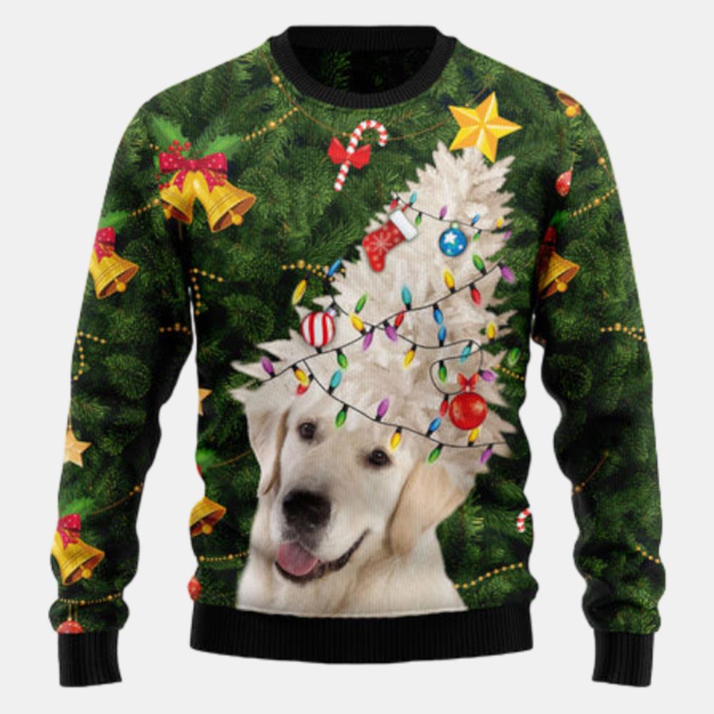 Labrador Retriever Noel Tree Ugly Sweater