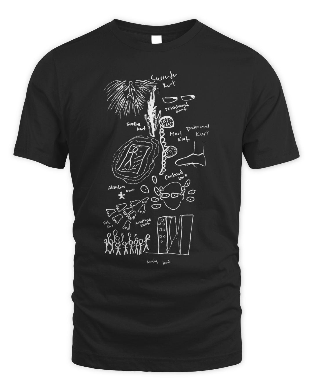 Kurt Cobain Merch Sall Feelings Shirt