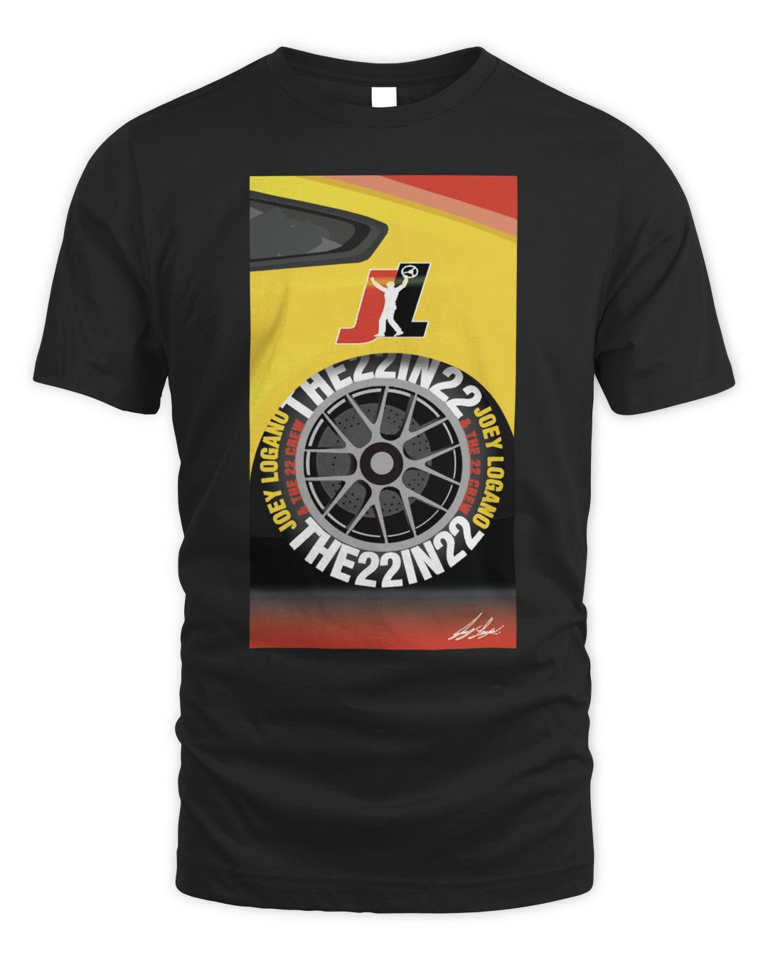 Joey Logano Merch Rear Quarter Panel Shirt