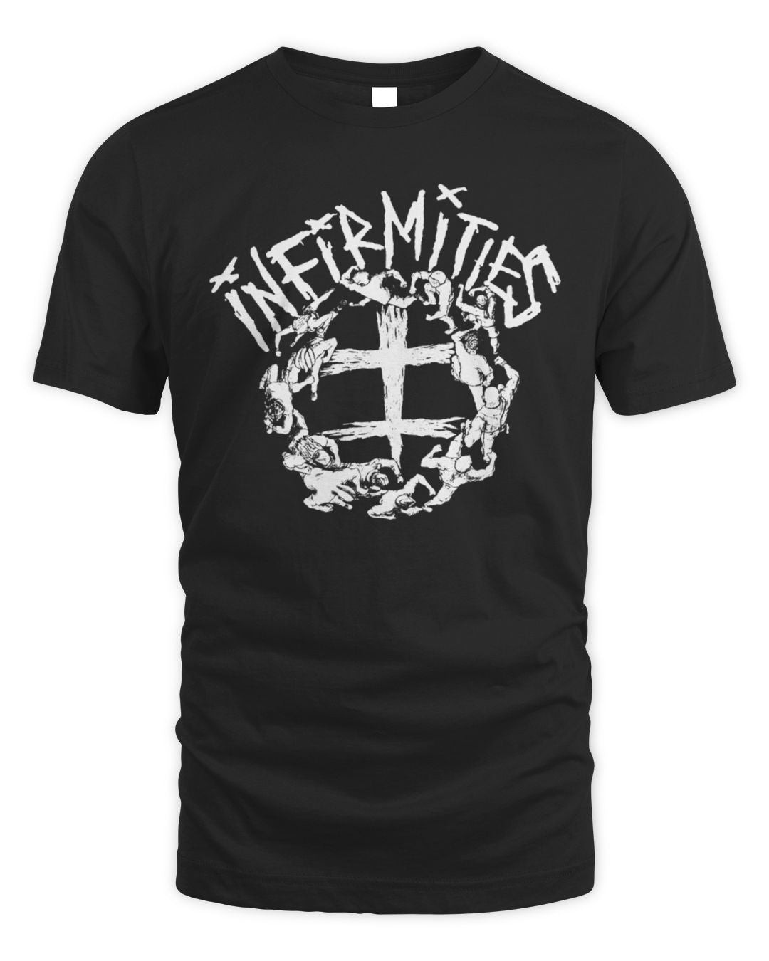 Infirmities Merch Infirmities Circle Pit Logo Hoodie