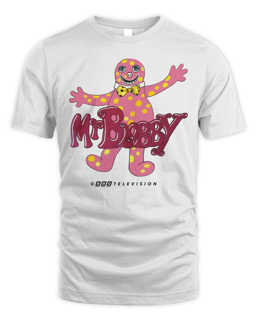 Mr Blobby Merchandise Bbc Television Shirt