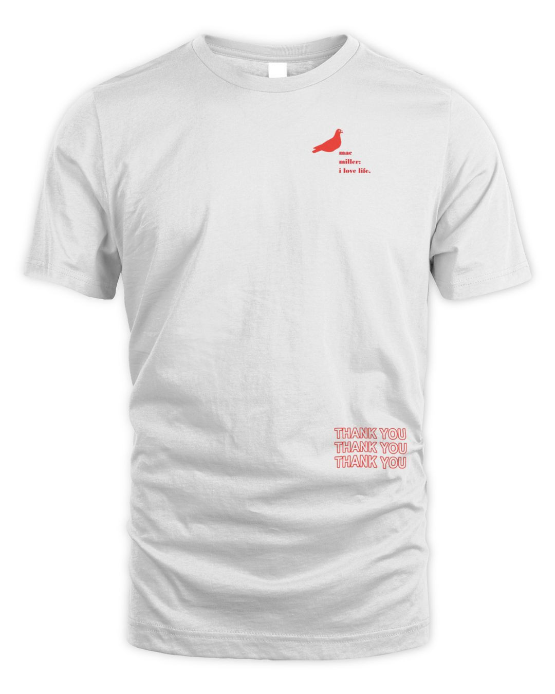 Mac Miller Merch Thank You Logo Shirt