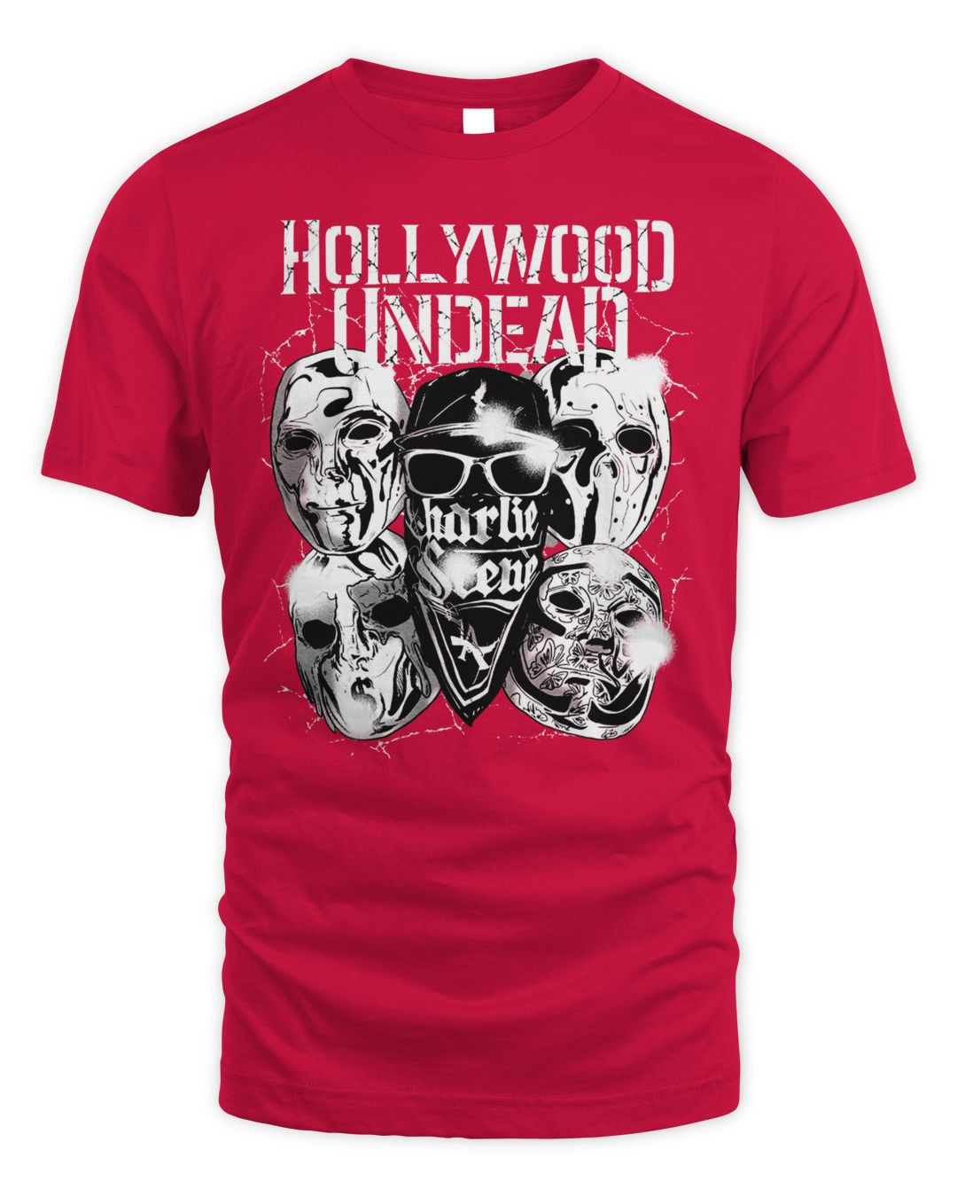 Hollywood Undead Merch Metal Mask Shirt