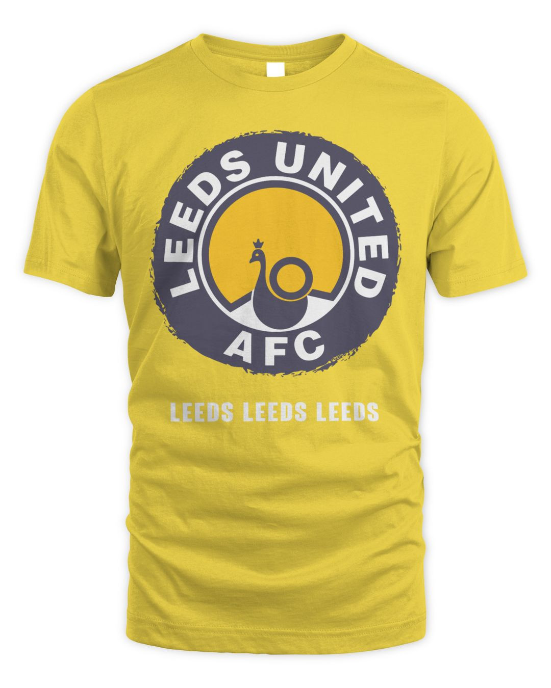 Leeds United Merchandise Peacock Graphic Shirt