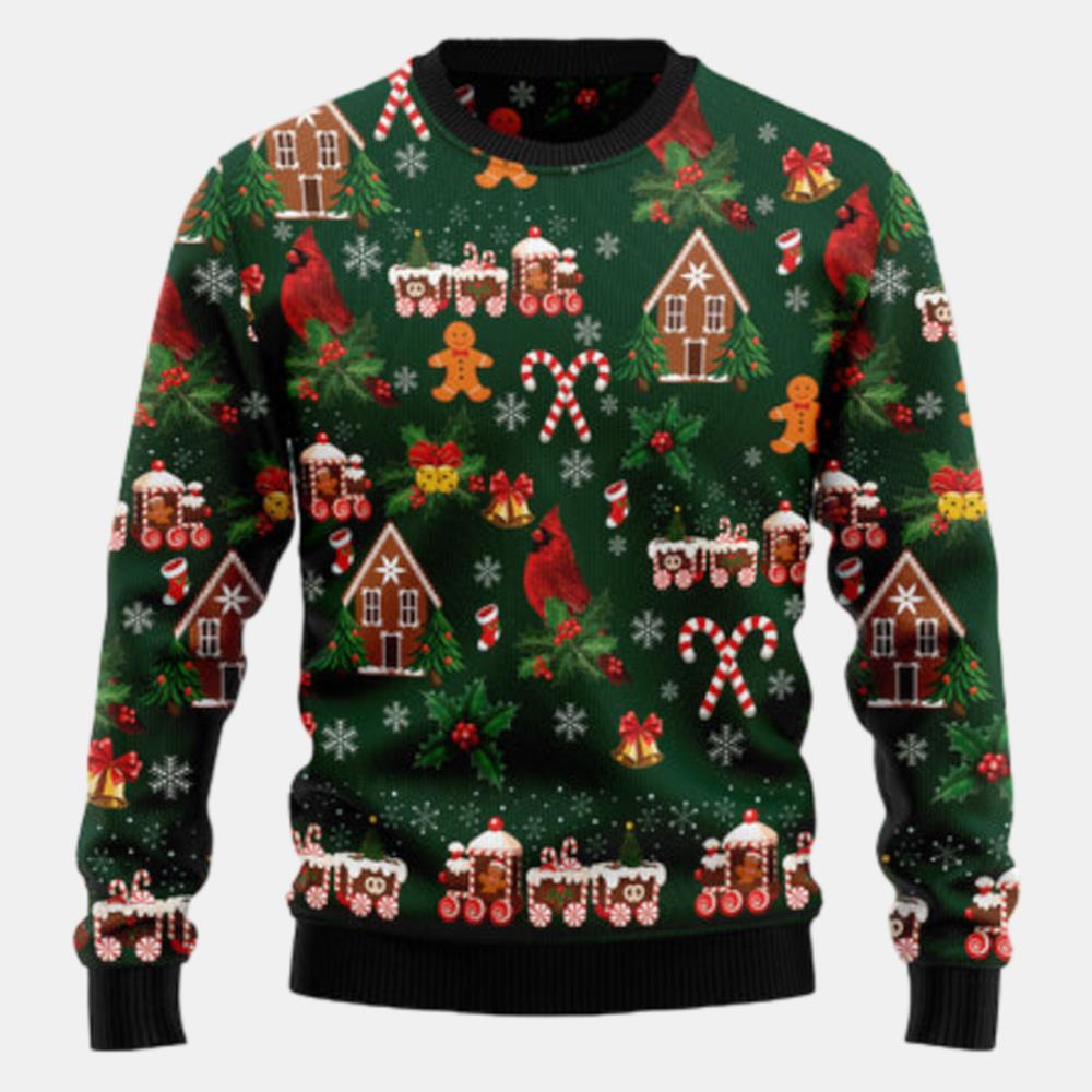 Love Cardinal Ugly Sweater