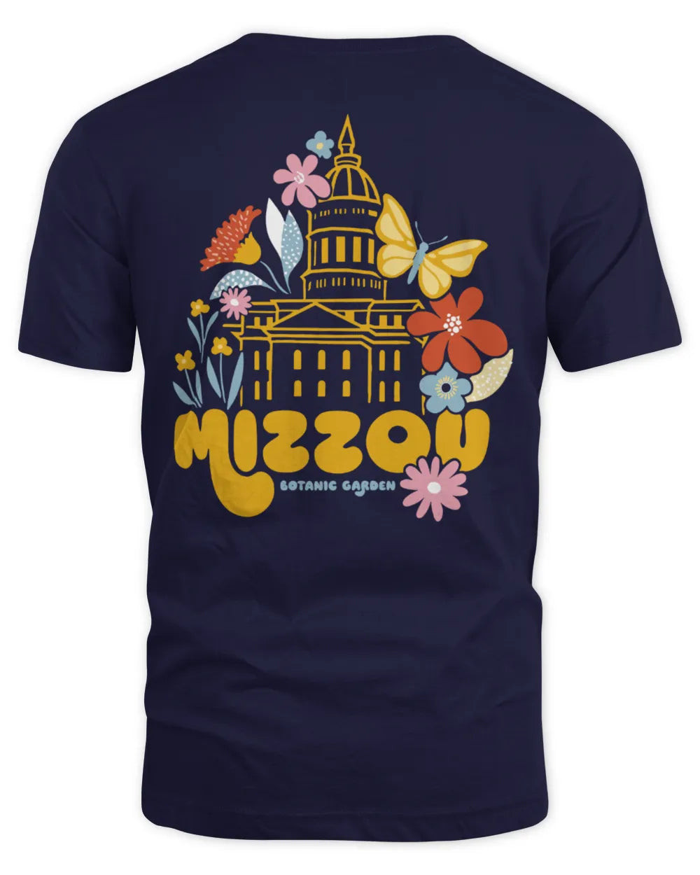 Mizzou Store Mizzou Botanic Garden Jesse Hall Tee Shirt