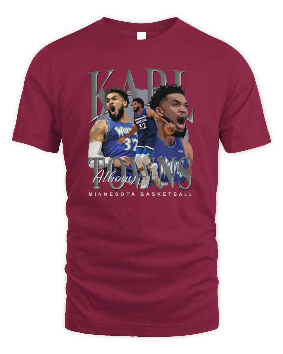 Karl-anthony Towns Minnesota Vintage Tee Shirt