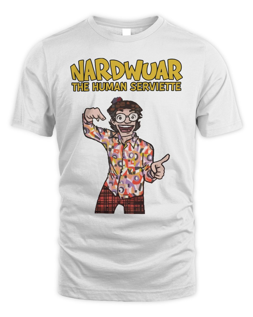 Nardwuar Merch Action Shirt
