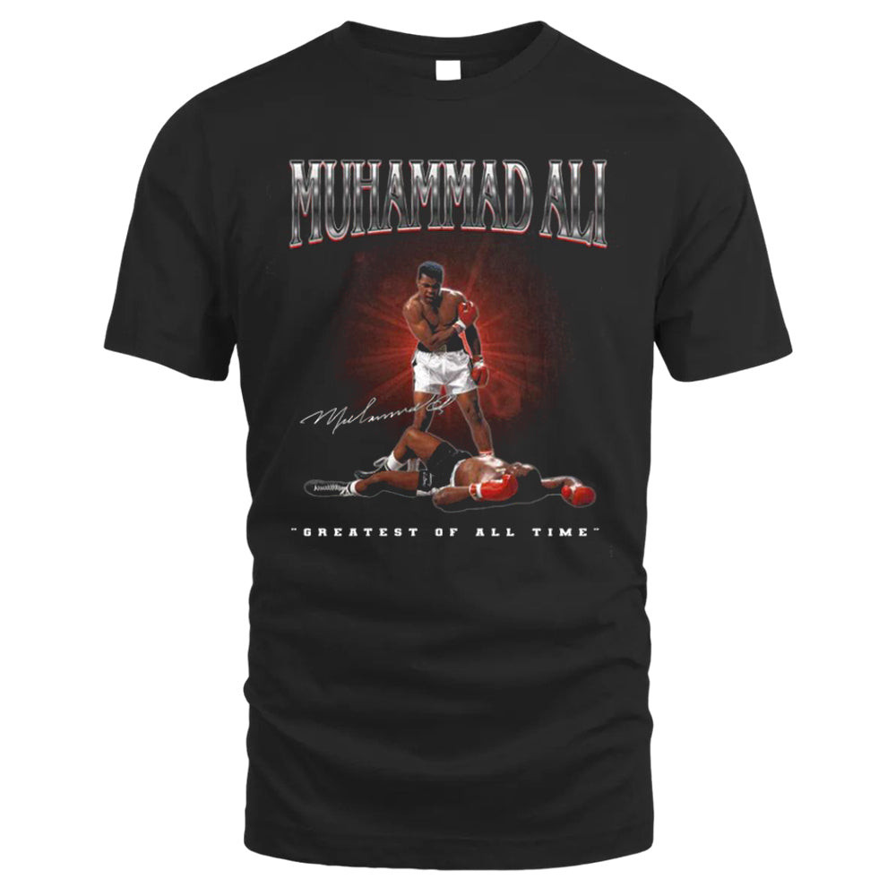 Muhammad Ali Knockout Tee, Vintage T-shirt Style
