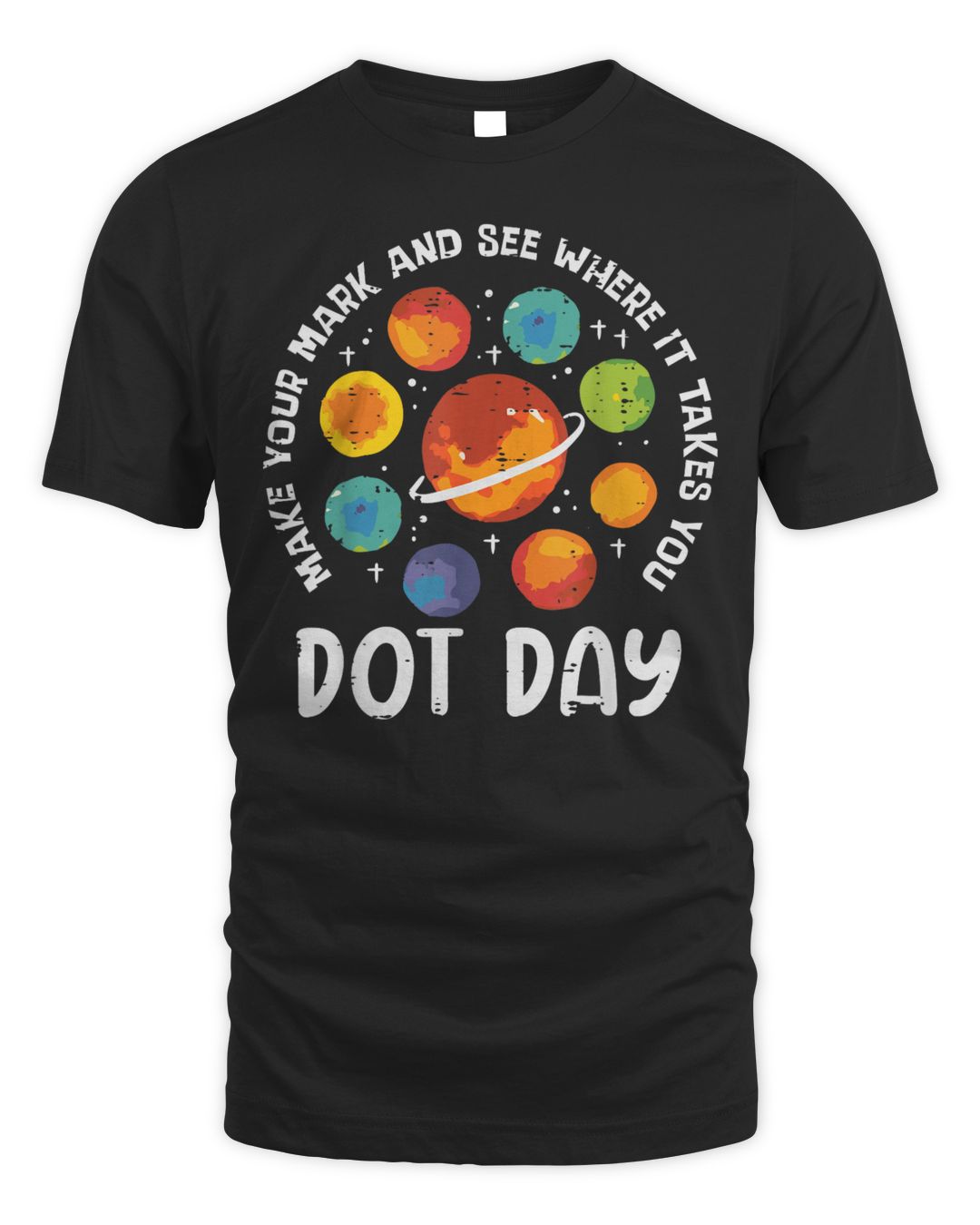 Make Mark Planets International Dot Day Men Boys Kids Shirt