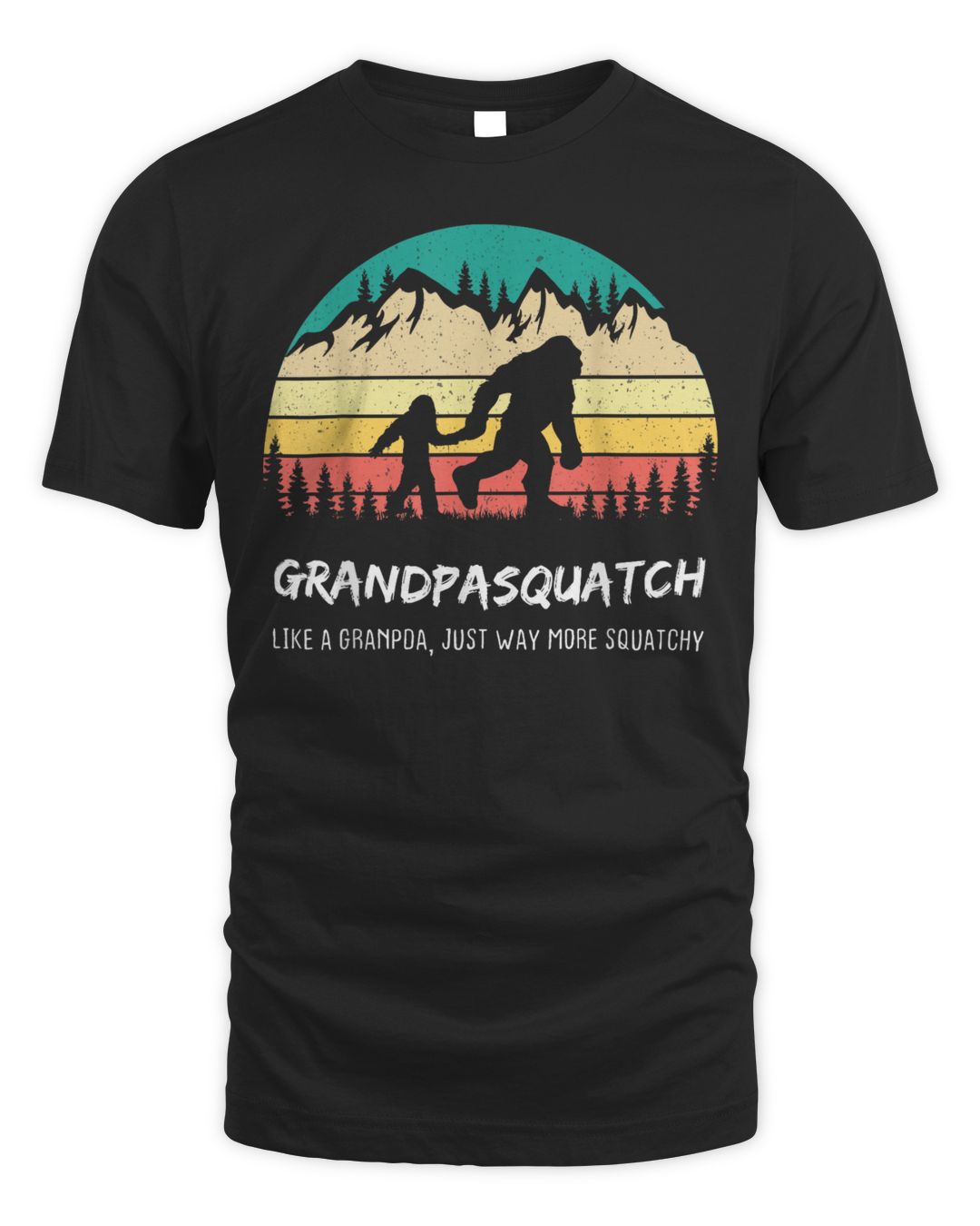 Mens Grandpa Squatch Like A Grandpa Just Way More Squatchy Shirt