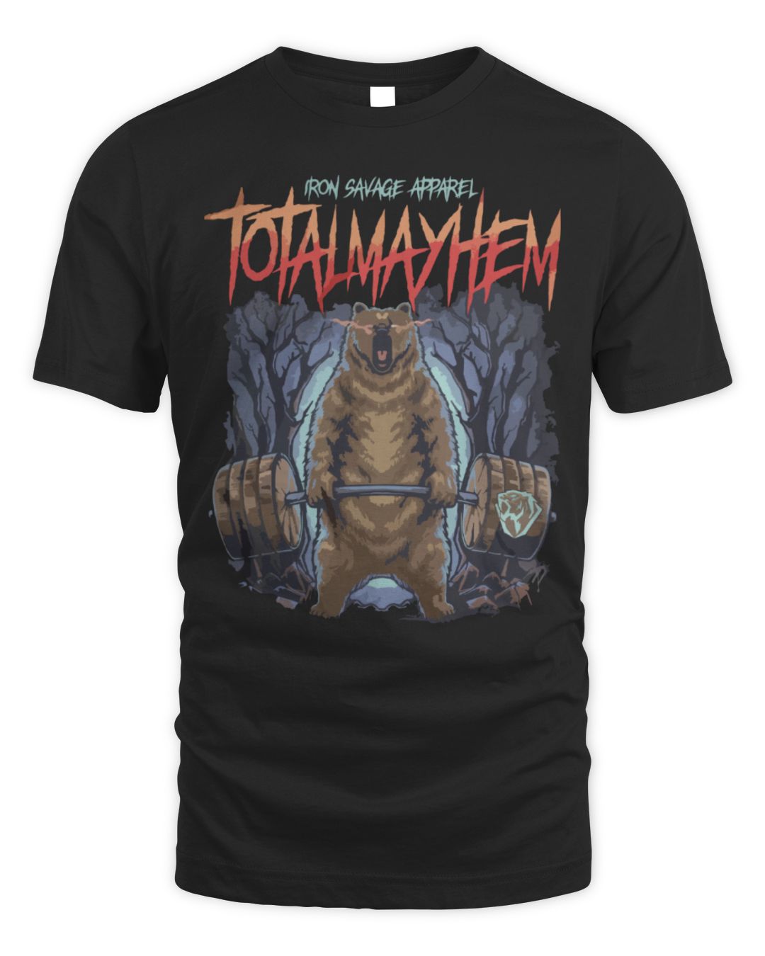 Iron Savage Apparel Grizzly Bear Total Mayhem Shirt