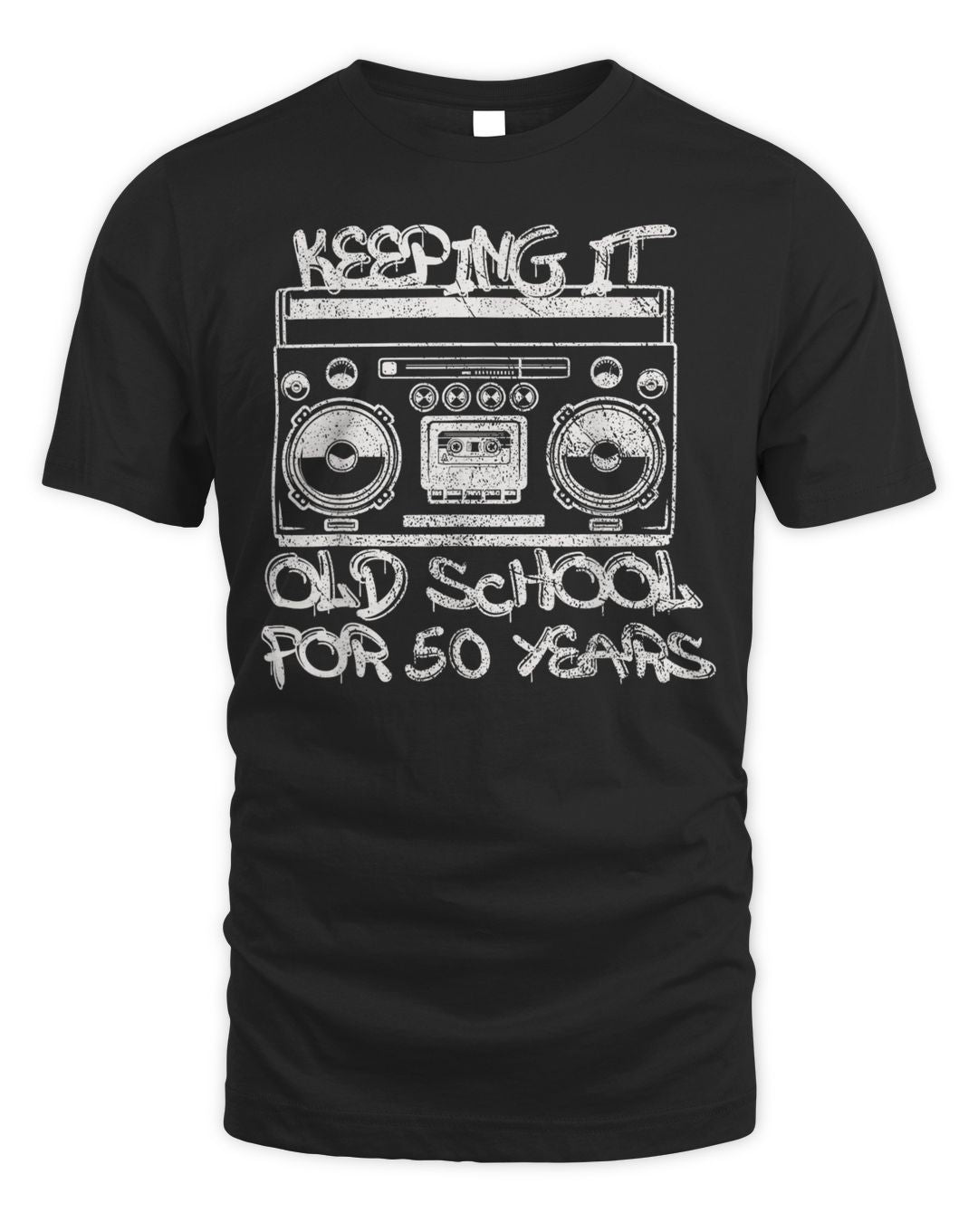 Keeping It Old School Vintage Boombox Graffiti, Hip Hop Shirt