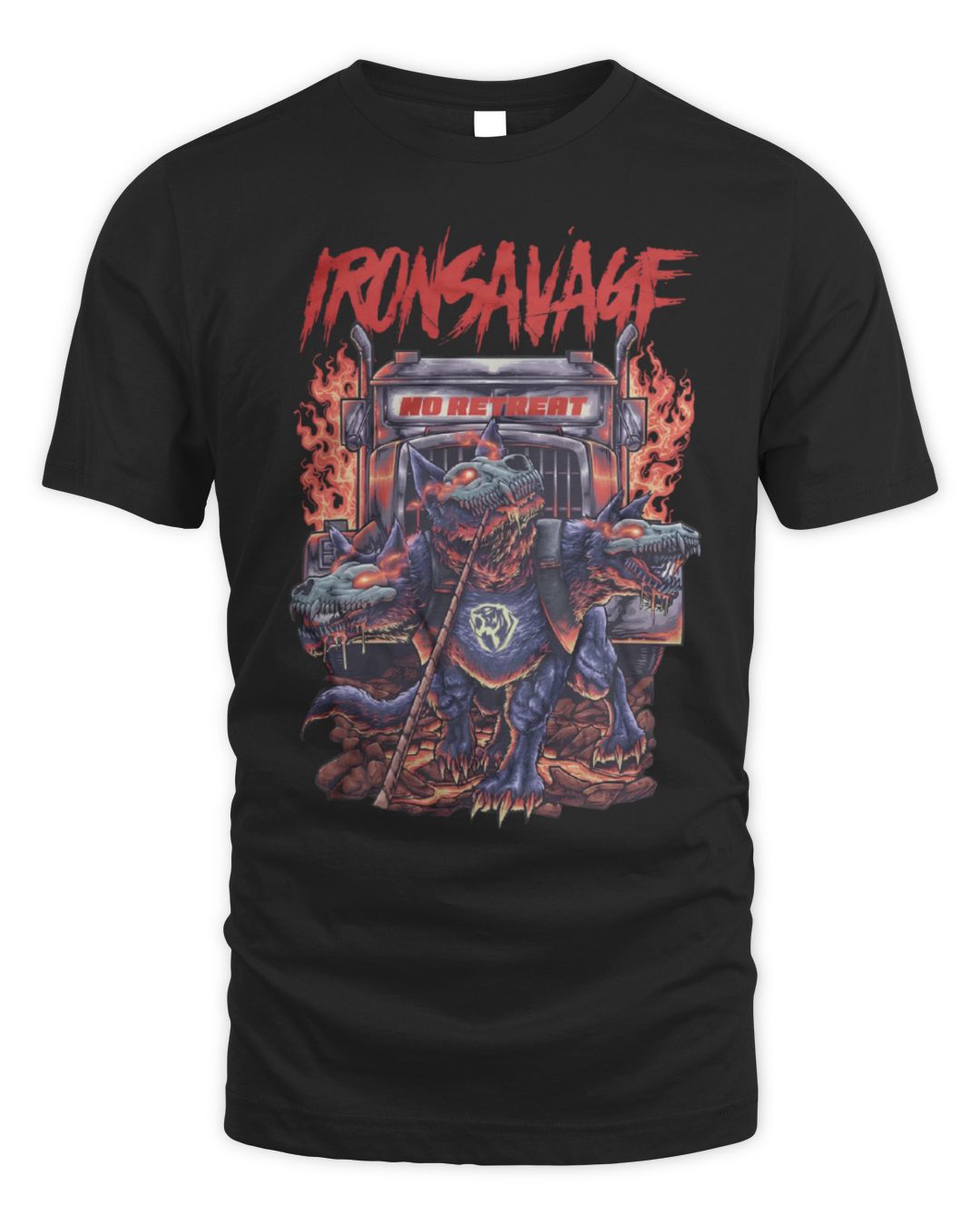 Iron Savage Apparel Cerberus No Retreat Shirt