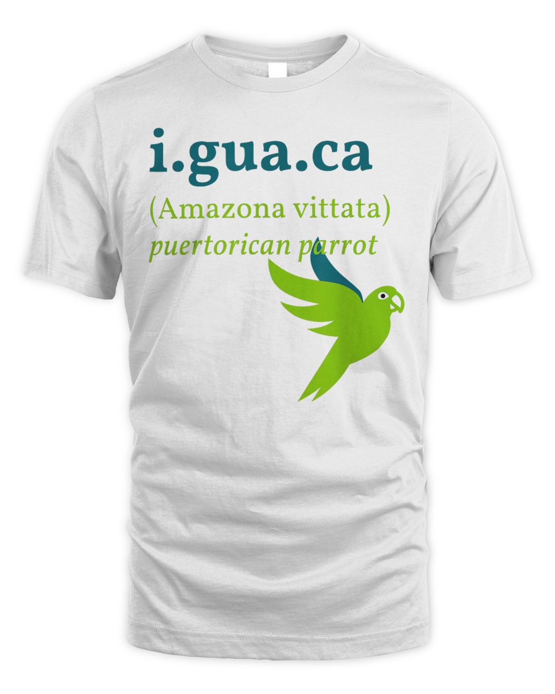 Iguaca Puerto Rican Parrot Graphic Shirt