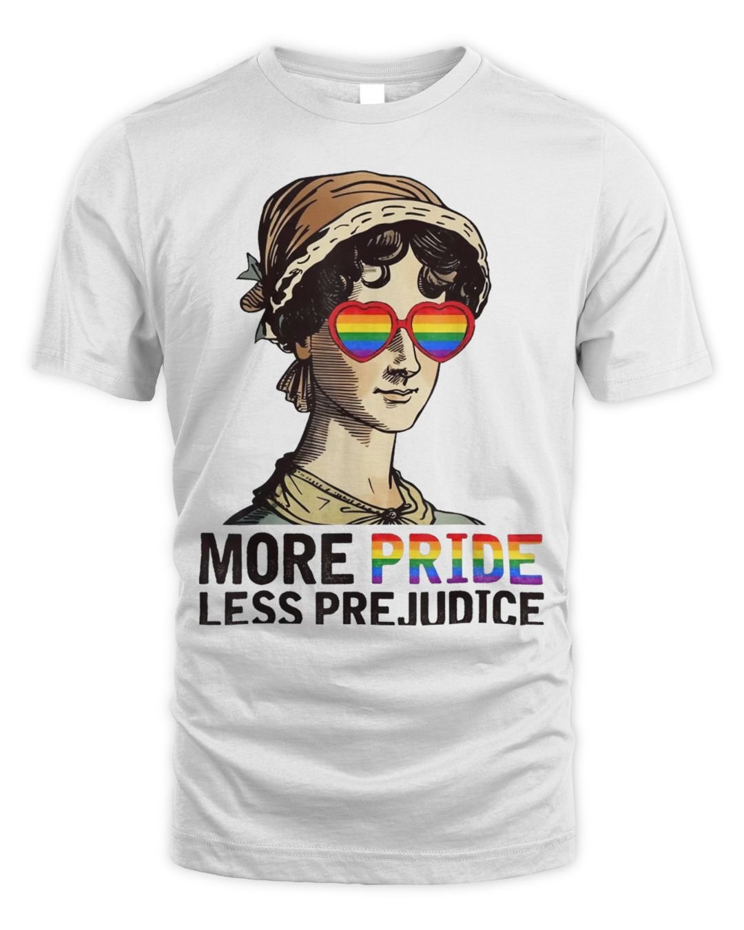 More Pride Less Prejudice Lgbt Gay Pride Month Shirt