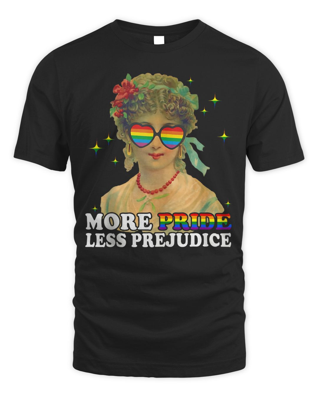 More Pride Less Prejudice Funny Lgbt Gay Pride Demon Month Shirt