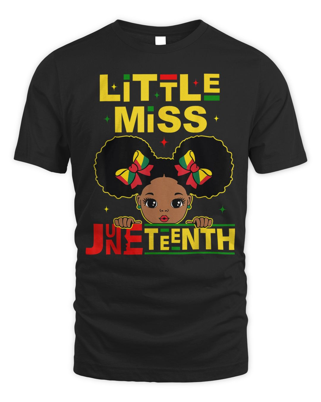 Juneteenth Celebrating 1865 Cute Black Girls Shirt