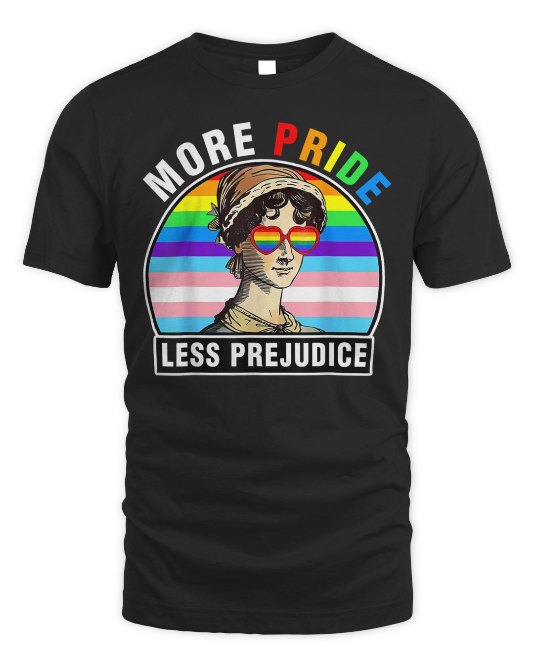 More Pride Less Prejudice Lgbt Gay Pride Month Shirt