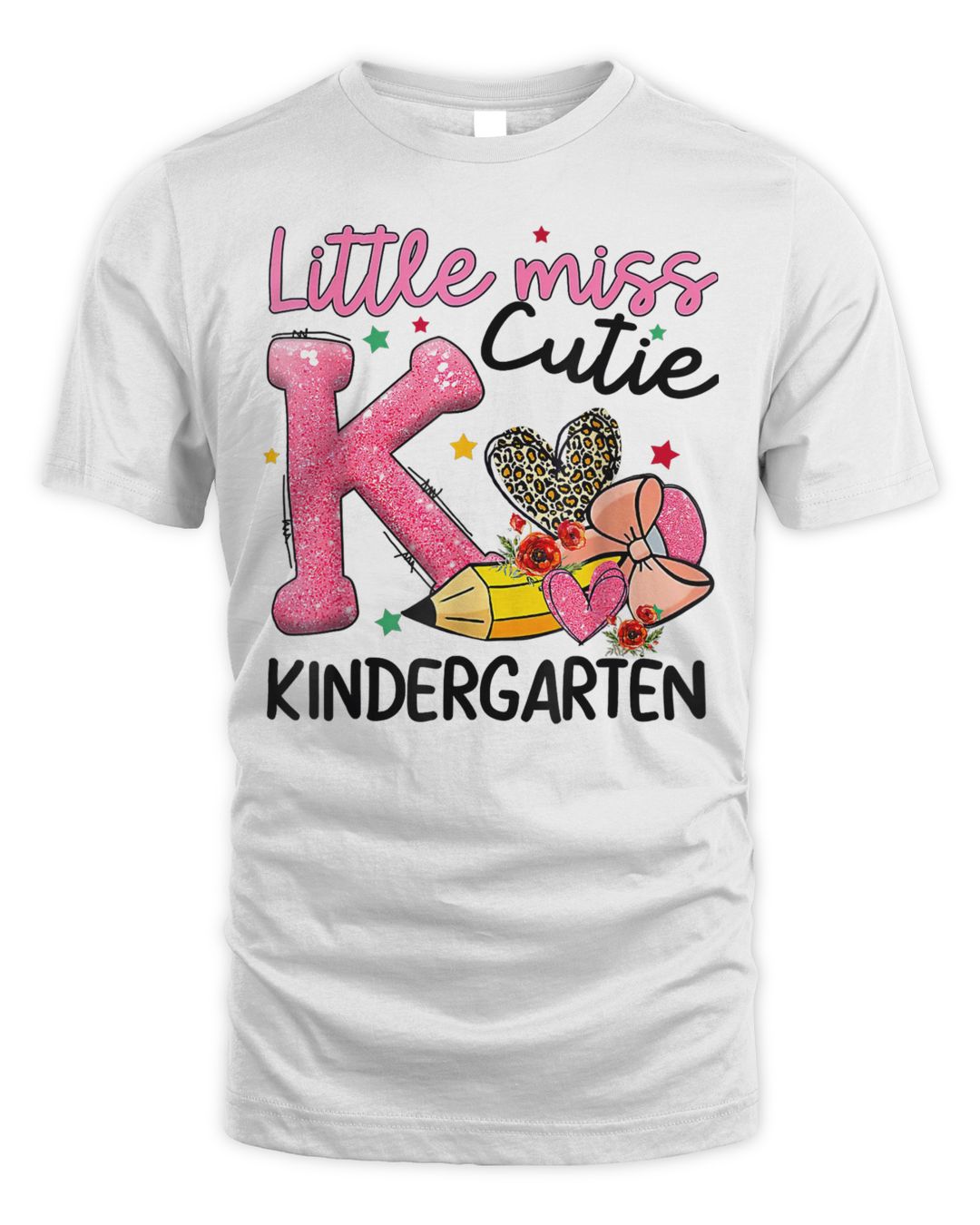 Little Miss Kindergarten Shirt Back To School Kinder Girls Shirt