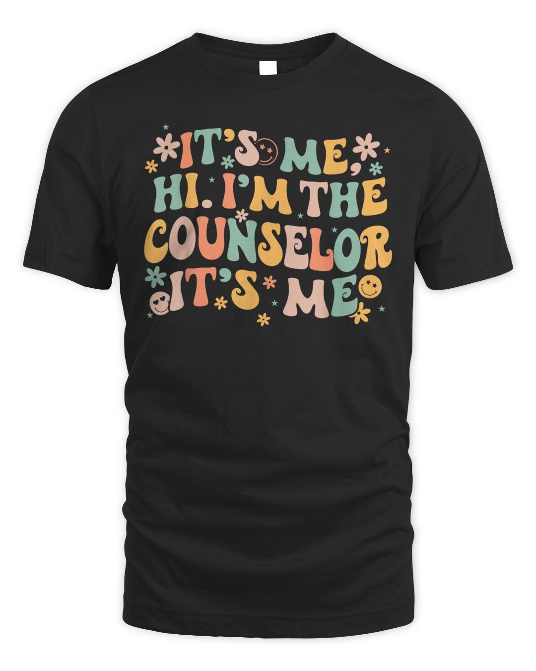 It's Me Hi I'm The Counselor It's Me Groovy Back To School Shirt