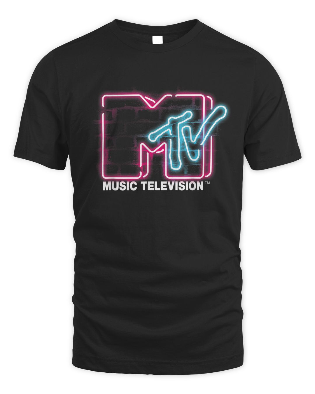 Mtv Logo Luminous Sign Wall Decor Pink Blue Lights Mtv Shirt
