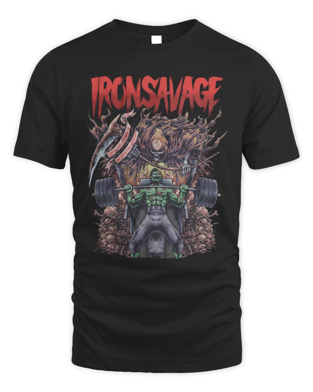 Iron Savage Apparel Give Me Progress Or Give Me Death Shirt