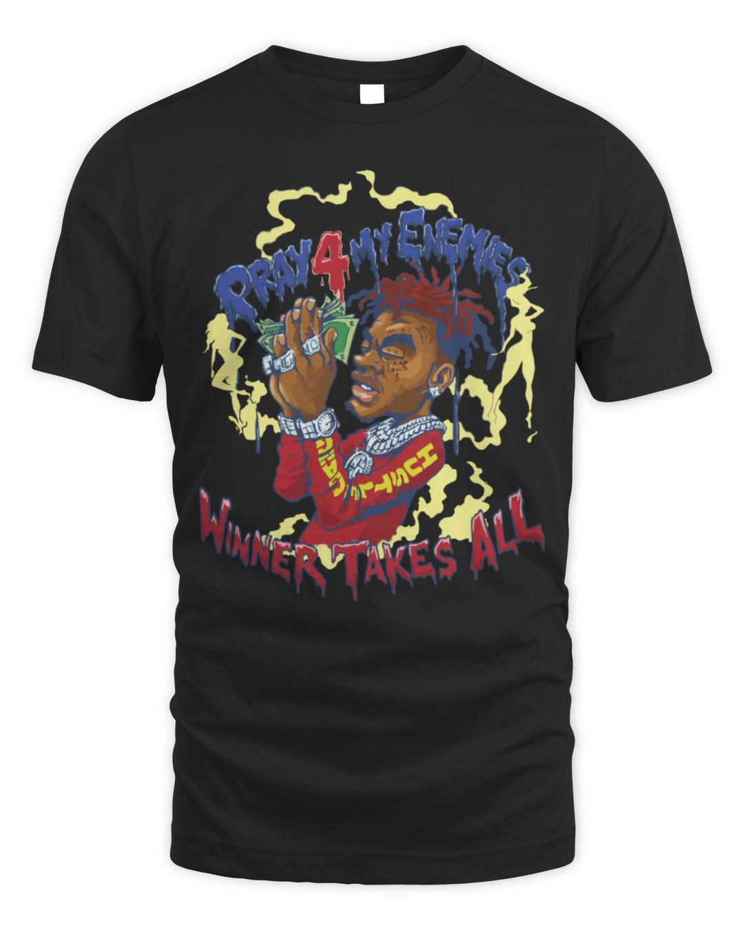 Hustle Gang Clothing In Prayer Shirt