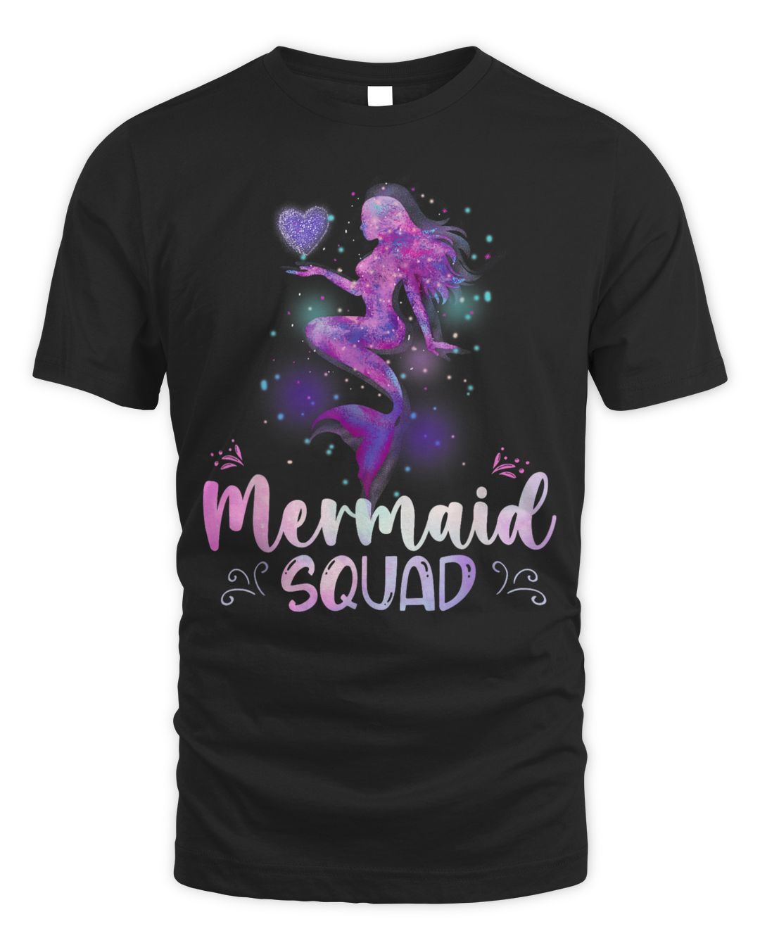 Mermaid Birthday Squad Party Girls Women Mermaid Halloween Shirt