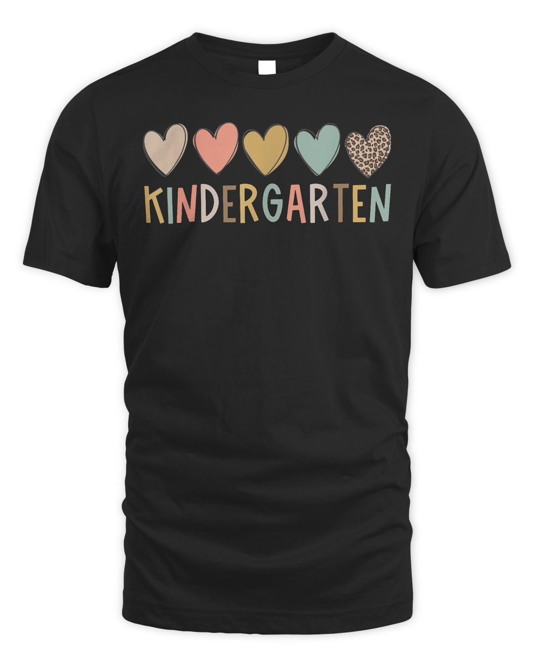 Kindergarten Heart Girls Boys Teacher Team Kinder Squad Shirt