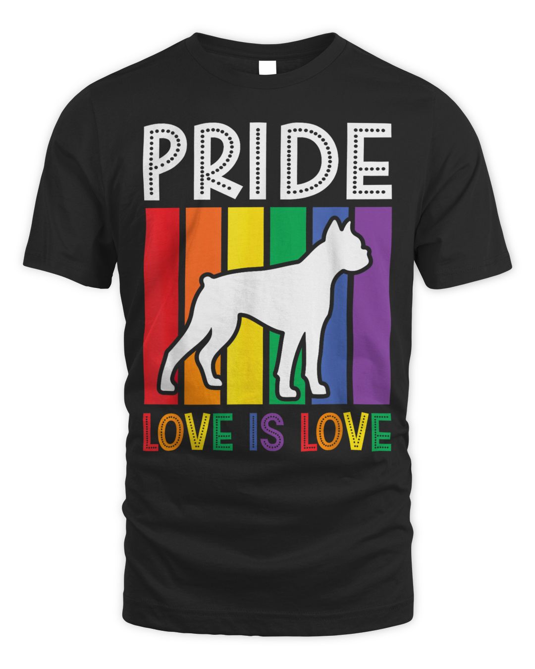 Ho Bo Care Boxer Rescue Pride Love Is Love Shirt