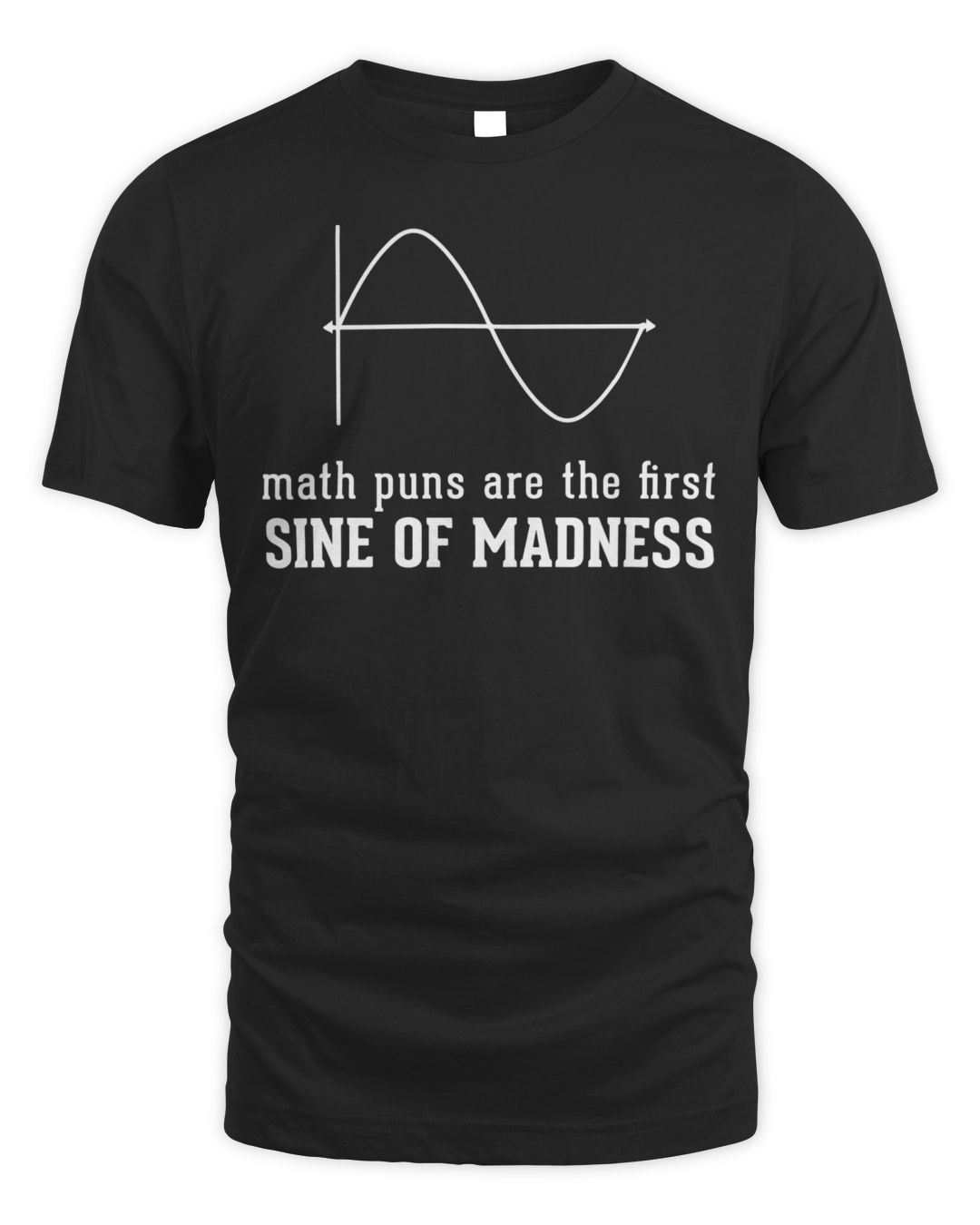 Math Puns Are The First Sine Of Madness Shirt