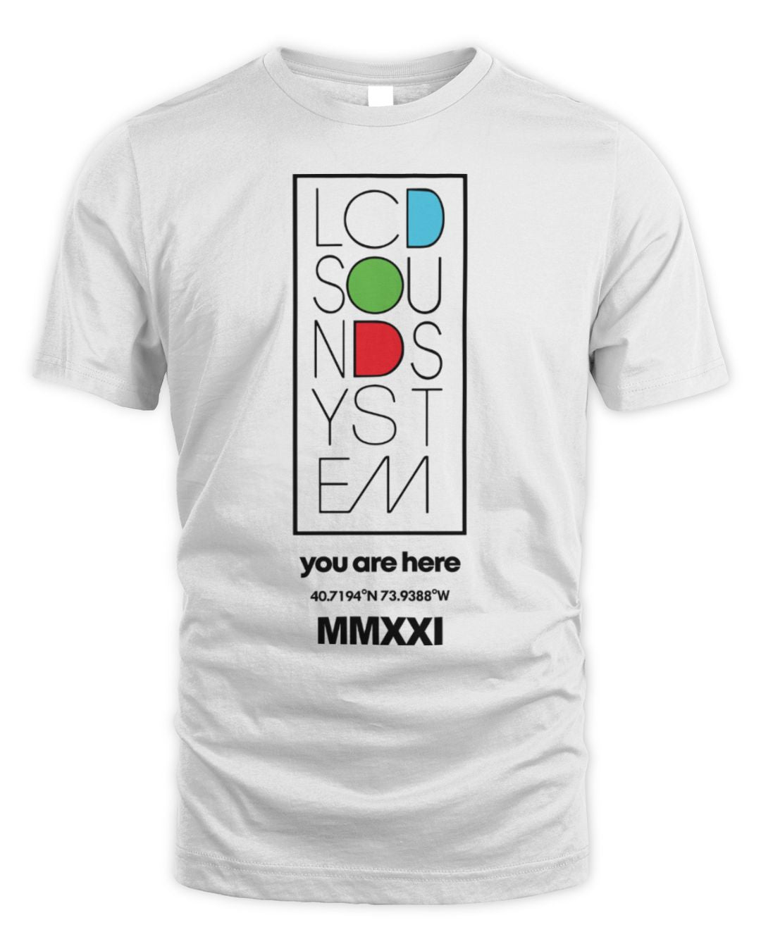 Lcd Soundsystem Merch You Are Here Shirt