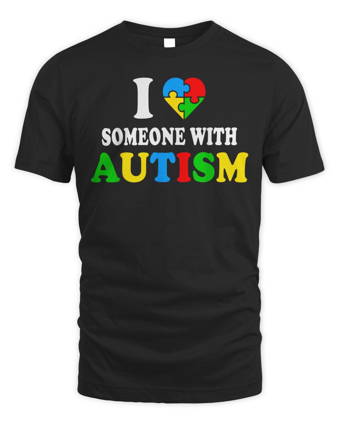 I Love Someone With Autism I Heart Autistic April Men Shirt
