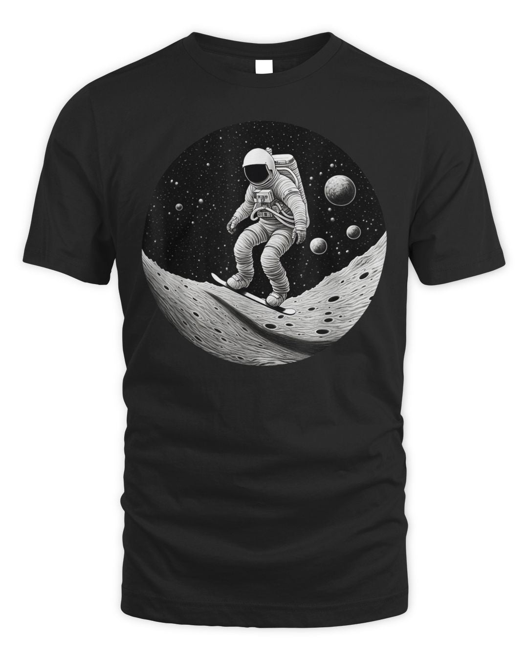 Moon Boarding Astronaut - Funny Shirt Shirt