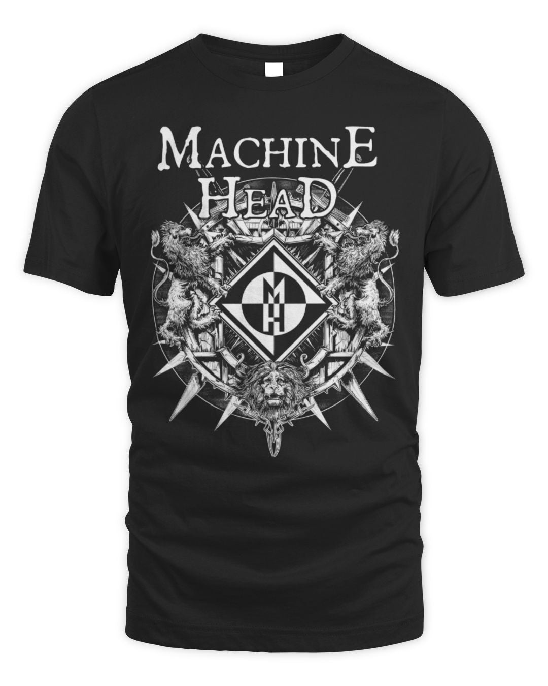 Machine Head Merch Lion Crest Shirt