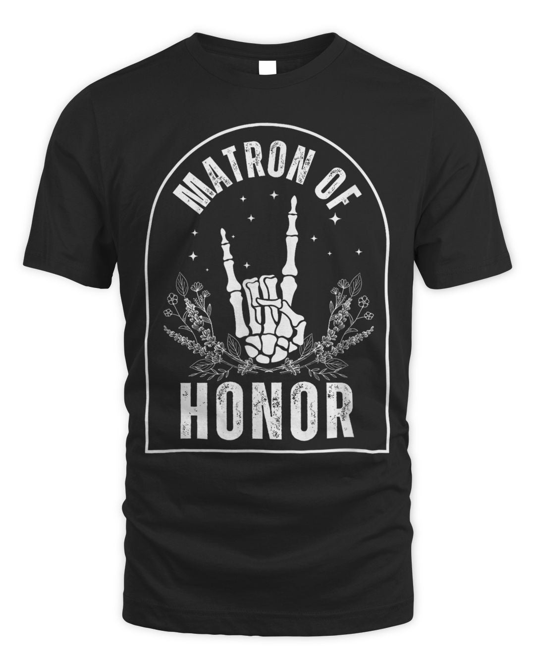 Matron Of Honor Wedding Brial Fun Rock Style Shirt
